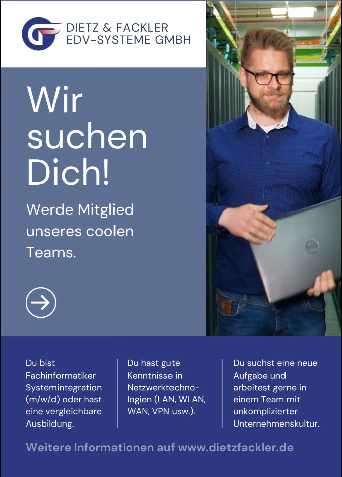 Wir suchen Dich! Du bist Fachinformatiker/in / Systemintegration (m/w/d) oder hast eine vergleichbare Ausbildung